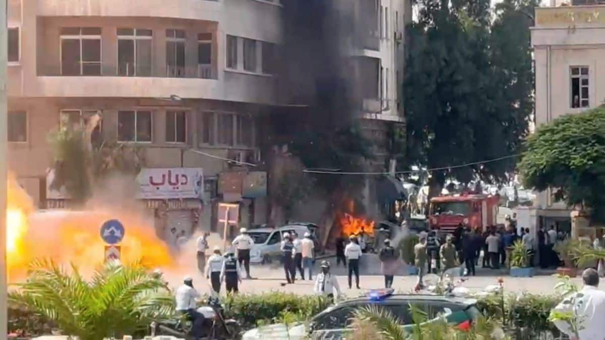 ‘Don’t rebuild Syria’: Message behind Damascus blasts near Macron’s hotel
