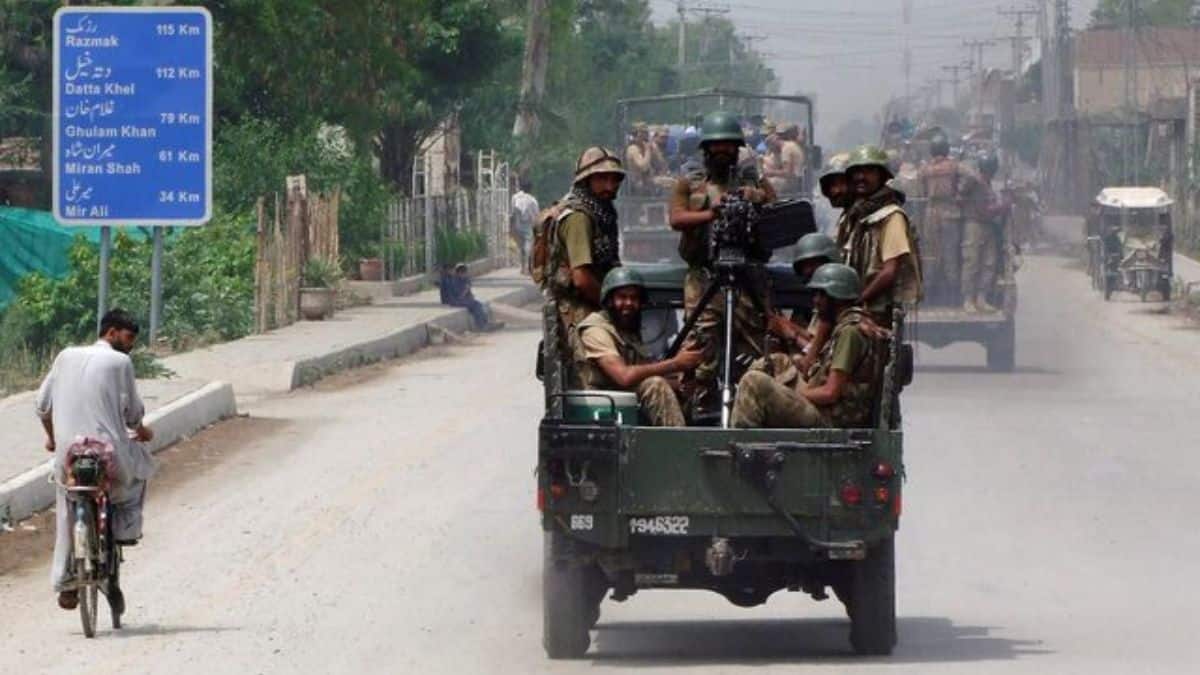 Soldiers drive toward North Waziristan from Bannu on June 20, 2014 at the start of an offensive against Pakistani Taliban. (Representational Photo, Credit: Ihsan Khattak/Reuters)