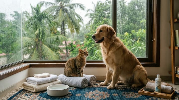 Monsoon pet care: Vet-approved tips to keep dogs and cats healthy Firstpost Image
