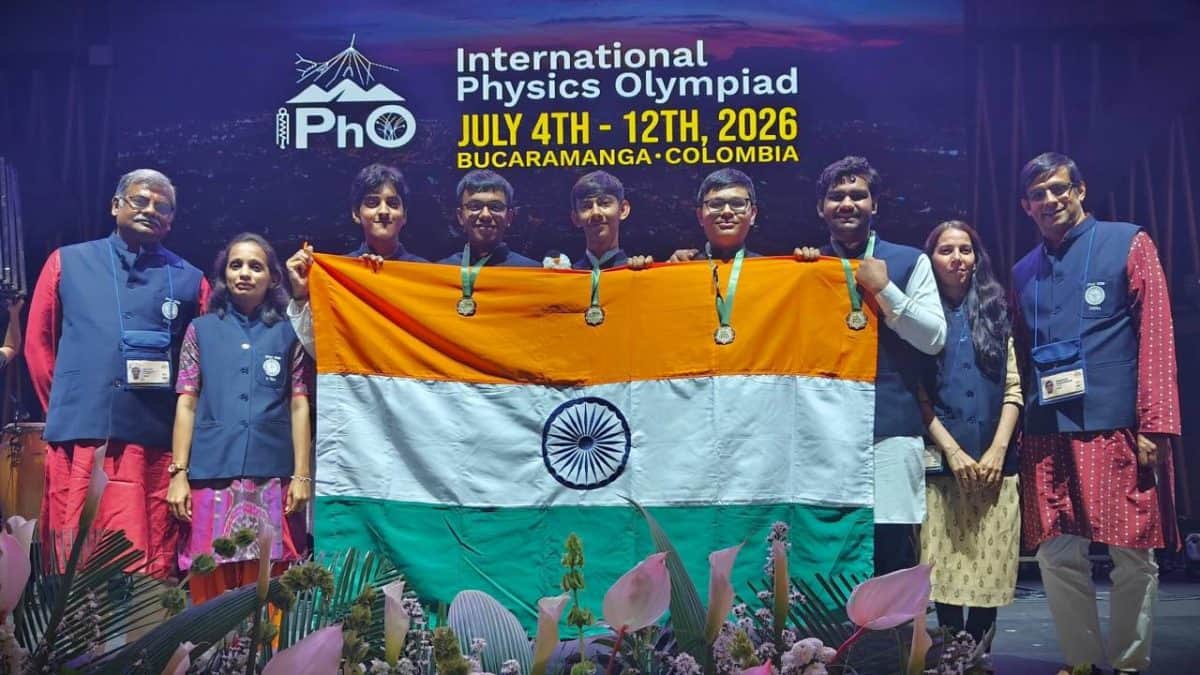 India bags 5 golds at International Physics Olympiad 2026, finishes joint first