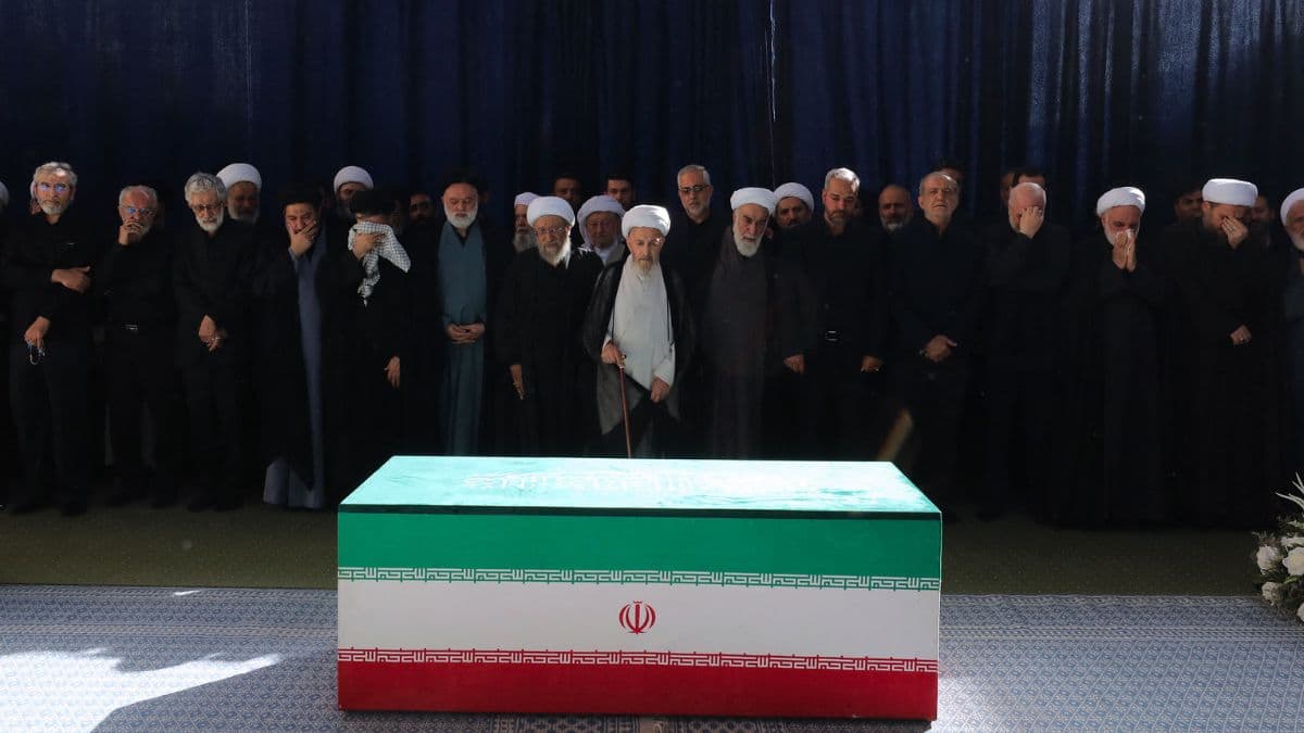 Three sons of Ali Khamenei attend funeral as Supreme Leader Mojtaba remains absent
