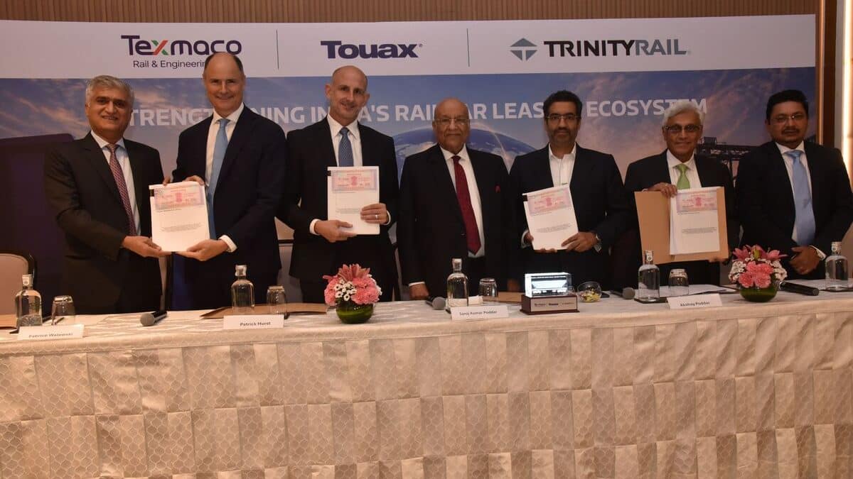 Texmaco, Touax, TrinityRail Form Rail Freight Leasing JV