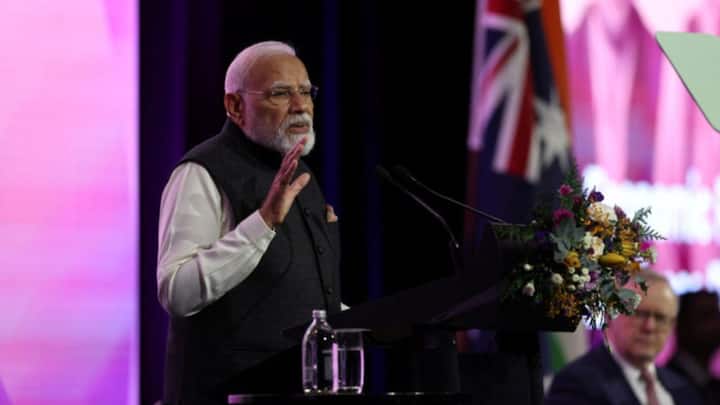 'Australian milk, Indian tea': PM Modi praises Indian community in Melbourne 'Australian milk, Indian tea': PM Modi praises Indian community in Melbourne
