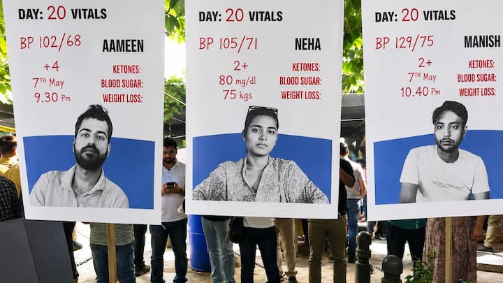 CJP protest: Who are the 3 students, who have called off their indefinite hunger strike? CJP protest: Who are the 3 students, who have called off their indefinite hunger strike?