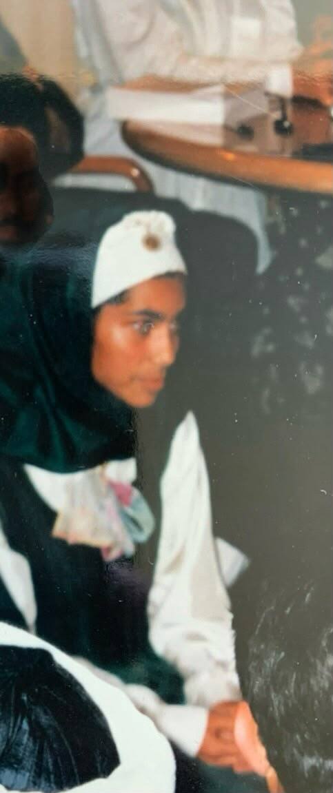 Sara was forced to marry when she was 15. Image: Instagram - @Tasneem.sf