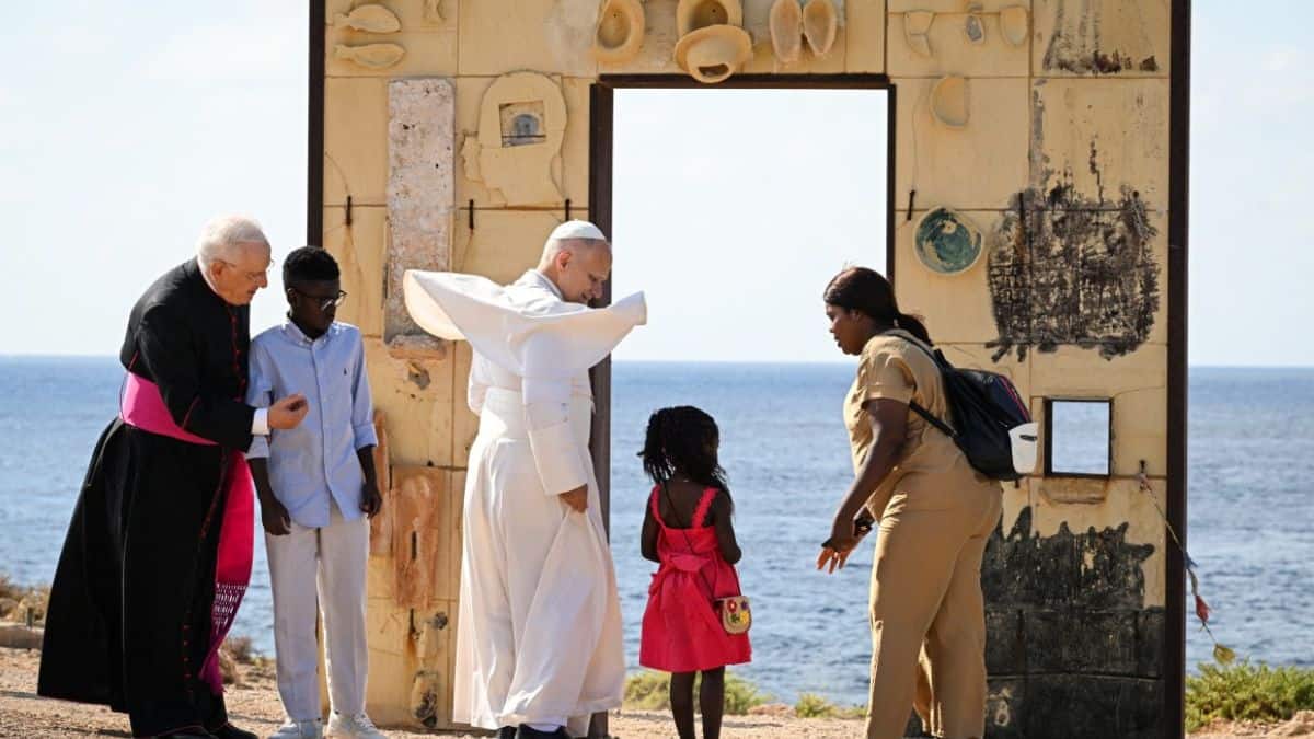 Pope Leo visits Italy's Lampedusa as Europe tightens migration rules