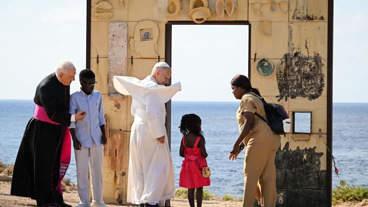 Pope Leo visits Italy's Lampedusa as Europe tightens migration rules