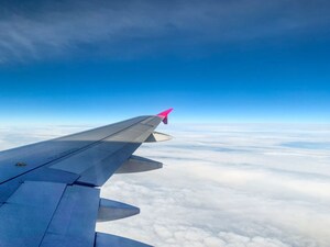 A view from an airplane window. Image Courtesy/ Pexels