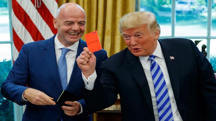The Art of the Steal: Trump’s ‘America First’ arrives on football pitch The Art of the Steal: Trump’s ‘America First’ arrives on football pitch