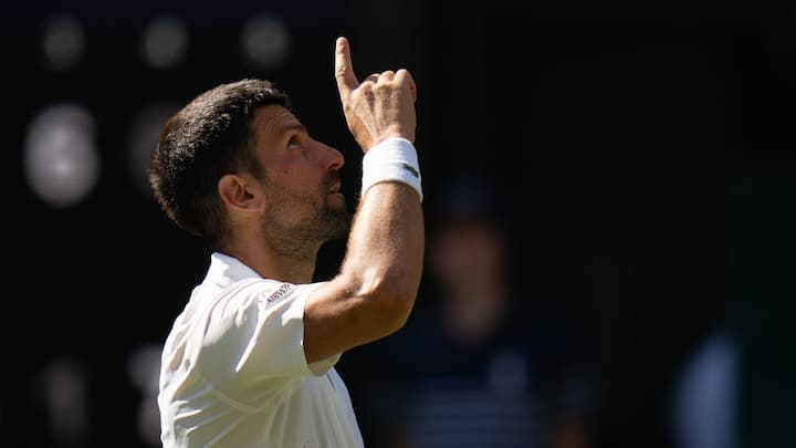 Novak Djokovic ties Roger Federer's Wimbledon record as he advances to last 16 Firstpost Image