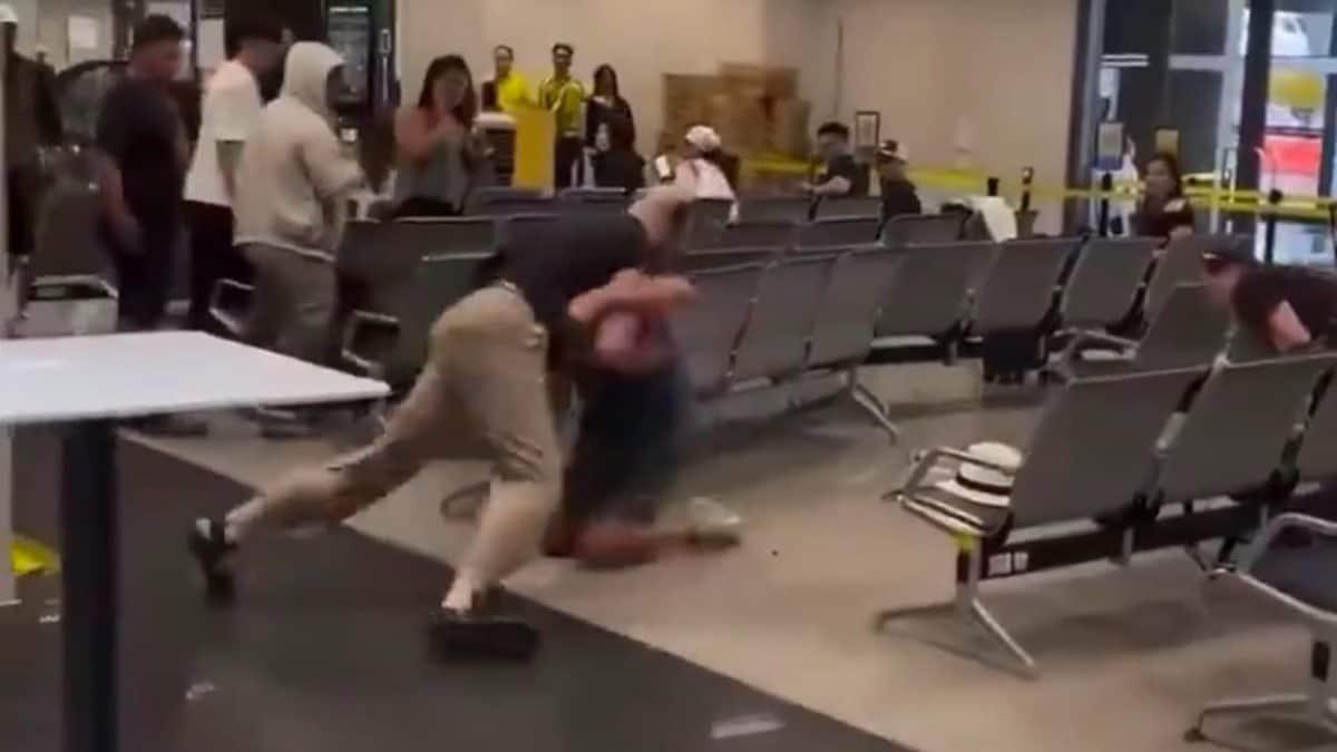 Video | Israeli man, American tourist clash at Manila airport over alleged antisemitic remarks