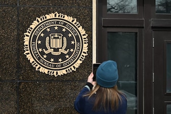 A view of the J. Edgar Hoover Building, which served as the headquarters building for the Federal Bureau of Investigation (FBI) since 1975, in Washington, DC, on February 6, 2026. (AFP)