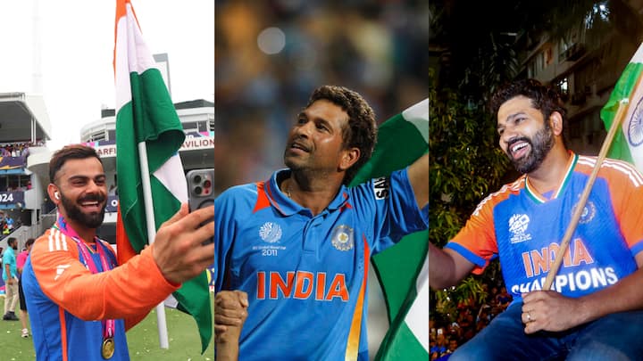 Cricket icons Virat Kohli, Sachin Tendulkar & Rohit Sharma lead wishes ...