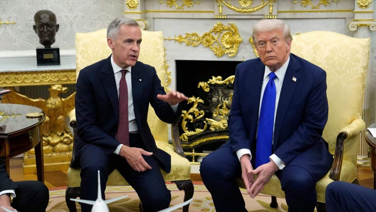 Photo: firstpost.com How US-Canada trade talks failed as Trump and Carney clashed again