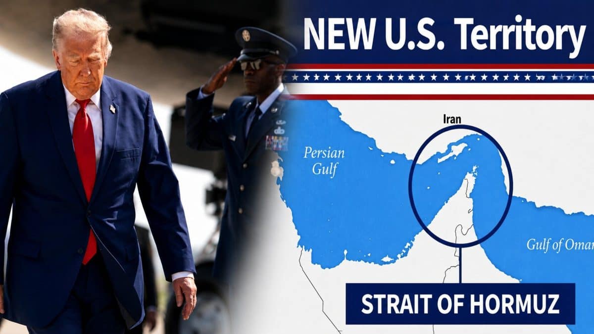 Trump labels Strait of Hormuz 'new US territory' as Iran refuses to reopen waterway