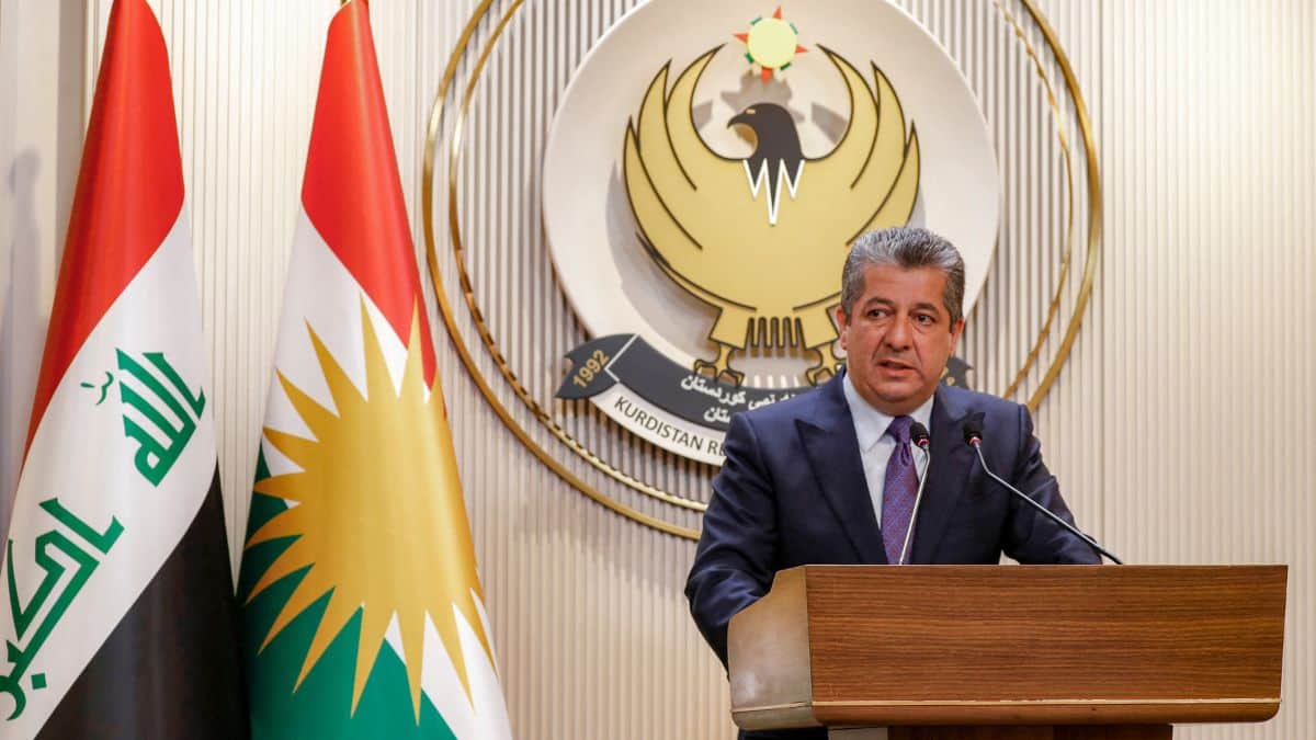 Iraqi Kurdistan says Iran attacked PM Barzani's office and intelligence chief's home with drones; Barzani condemns 'reckless and unacceptable attacks'