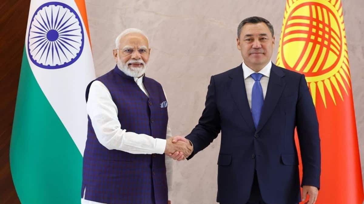 PM Modi meets Kyrgyz President Zhaparov in Bishkek, seeks stronger strategic partnership