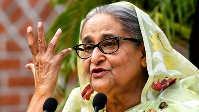 Former Prime Minister of Bangladesh Sheikh Hasina. AFP File