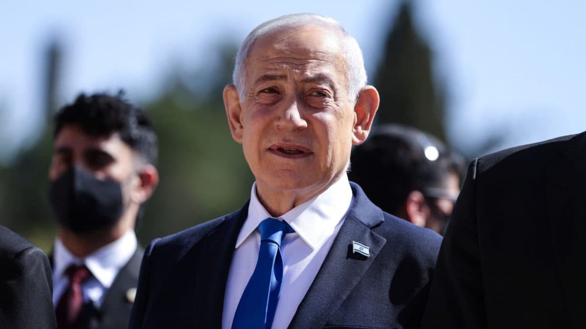 Netanyahu says Israel struck Syrian base  to warn Turkey against military deployment