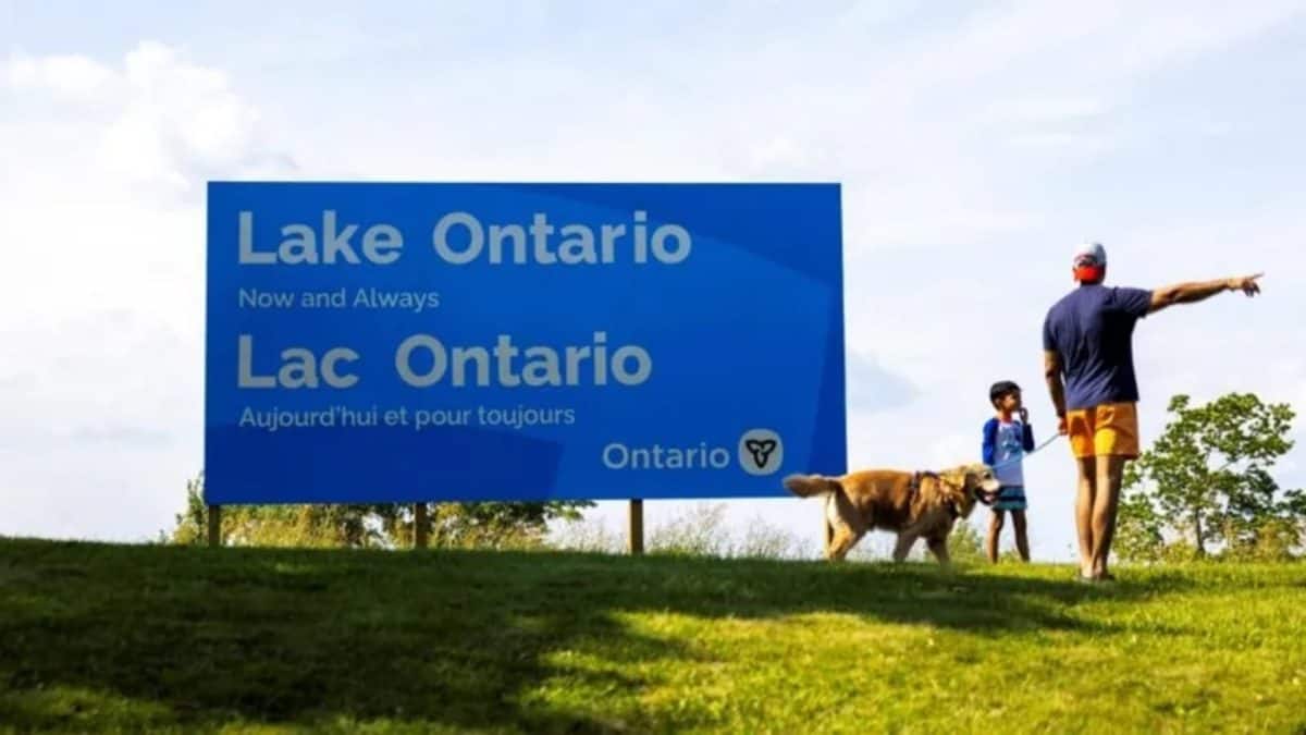 'Lake Ontario. Now & Always': Canada installs massive signage, taking jabs at Trump's name change