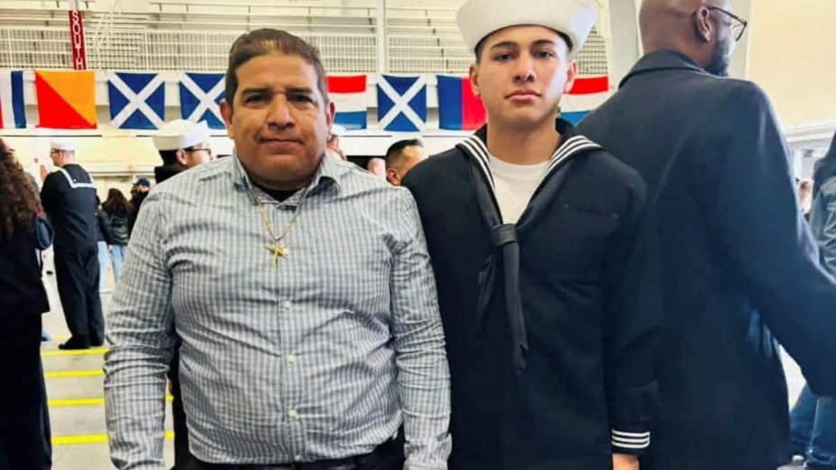 Father of US Navy sailor released from immigration detention