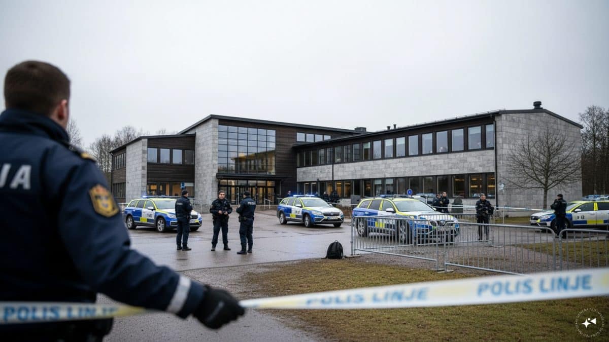 Several injured in sword attack at Swedish High School, one held