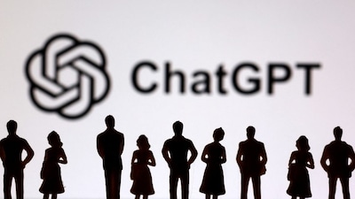 Miniature figurines and ChatGPT logo are seen in this illustration taken July 20, 2026. File/Reuters
