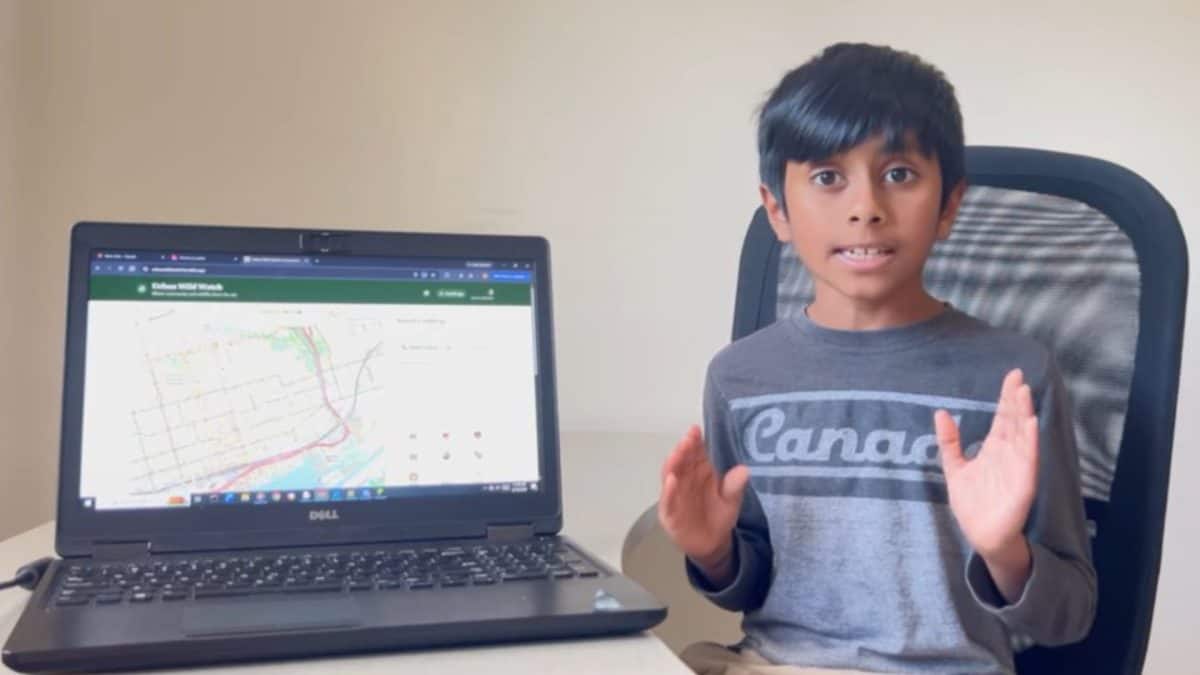 Indian-origin 8-year-old creates AI-powered app to track wildlife sightings in Canada