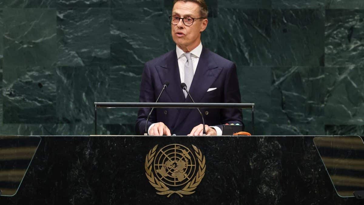 Finland’s prez quotes Mahatma Gandhi at UN, calls for defence of international law