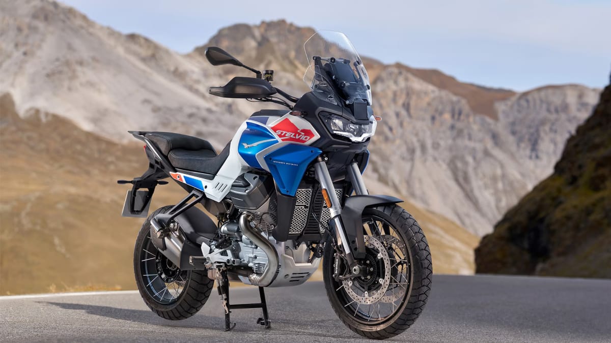 Moto Guzzi Stelvio Duecento Tributo celebrates Italy’s legendary mountain pass