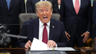 US President Donald Trump speaks in the Oval Office of the White House on August 31, 2026, in Washington DC. (Photo: Jacquelyn Martin/AP)