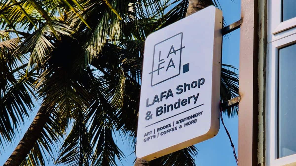 Einblick in Goas LAFA Shop & Bindery, wo Kunst, Design, Bücher und ...