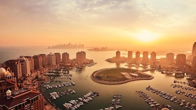 The sprawling Pearl Qatar in Doha. (Photo: Visit Qatar)
