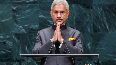 Indian Minister of External Affairs Subrahmanyam Jaishankar addresses the 81st United Nations General Assembly at UN headquarters in New York City, US, September 26, 2026. REUTERS
