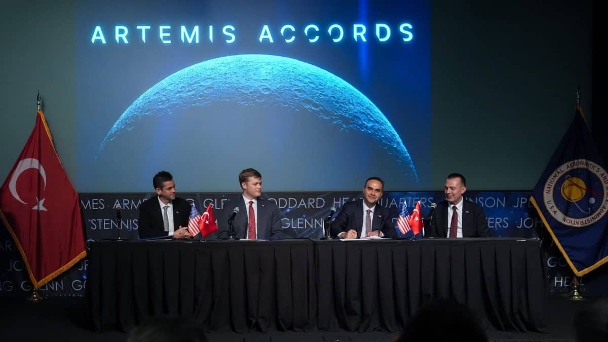 Turkey becomes 71st nation to sign US-led Artemis Accords; minister says 'Türkiye enters this era of space travel with incredible ambitions'
