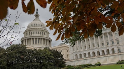 Fall foliage frames the US Capitol building on a cloudy day on Capitol Hill in Washington, DC, US, September 28, 2026. File Image/Reuters