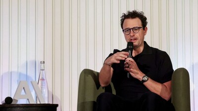 Anthropic Co-Founder and CEO Dario Amodei speaks at Dreamforce 2026 summit in San Francisco, California, US. File image/ Reuters