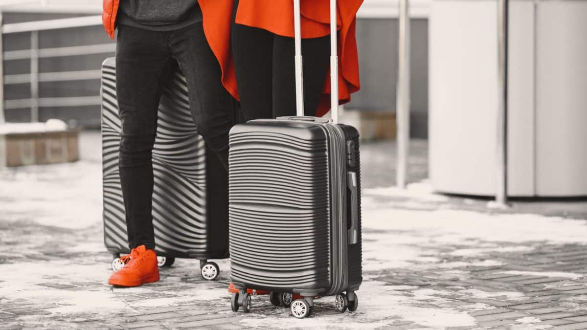 Why Suitcases Use Small Wheels Despite Rough-Surface Drawbacks