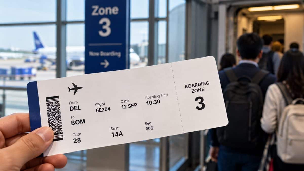 Boarding Pass Zones Set Flight Boarding Order, Not Seats