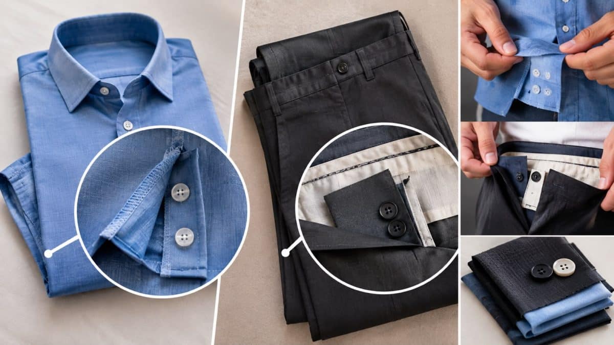 Why New Clothes Include Extra Fabric Swatches Inside