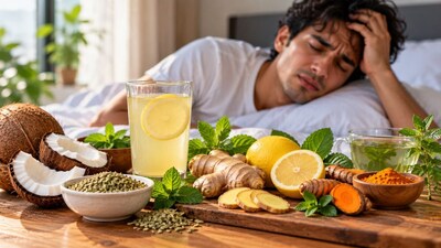 Amla, ginger and more: Can they ease alcohol-related stress on the body? Let's find out. Photo: AI-generated
