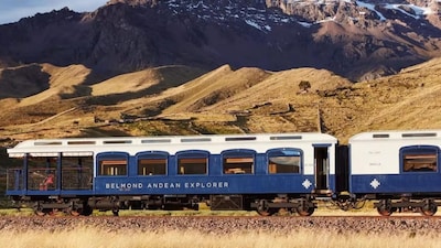 Andean Explorer is South America’s first luxury sleeper.  It goes from Cusco across the Peruvian Altiplano, pauses at Lake Titicaca and descends towards Arequipa. 