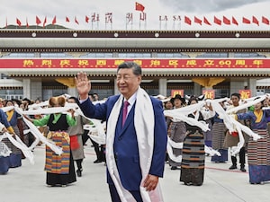 Xi Jinping made stability in Tibet and the protection of its frontier the key priorities. (Xinhua via AP)