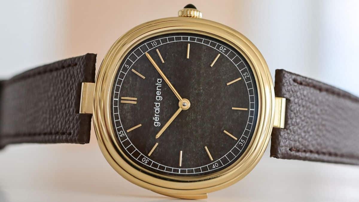 Gérald Genta’s new minute repeater is a 40mm concert hall dressed in volcanic glass
