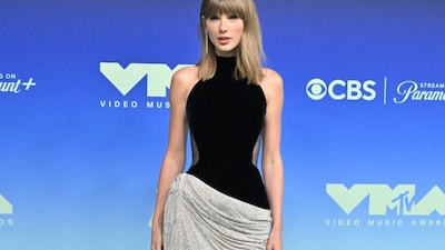 Taylor Swift at the VMAs. Photo: AFP
