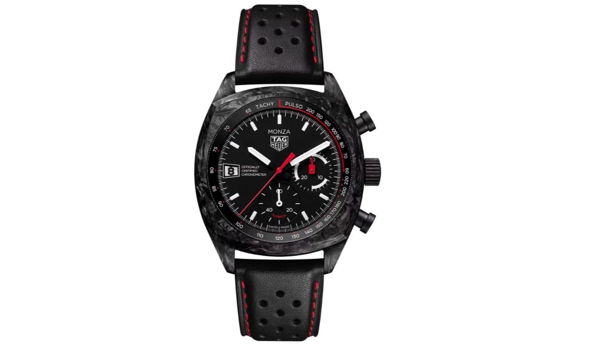 TAG Heuer Revives Monza With Carbon Racing Anniversary Chronograph