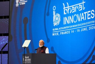 The path forward for Indian communications must adhere to that same non-negotiable doctrine of Atmanirbharta.
(Pool via REUTERS)