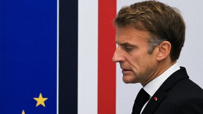 France's President Emmanuel Macron reacts ahead of an Interministerial Crisis Meeting chaired by France's President Emmanuel Macron at the Elysee Presidential Palace, in Paris, October 18, 2026. File/Reuters