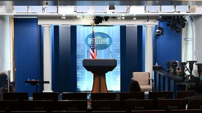 Katie Zacharia’s departure comes just months after Karoline Leavitt unexpectedly resigned as the White House press secretary to focus on raising her family. File Image / AFP