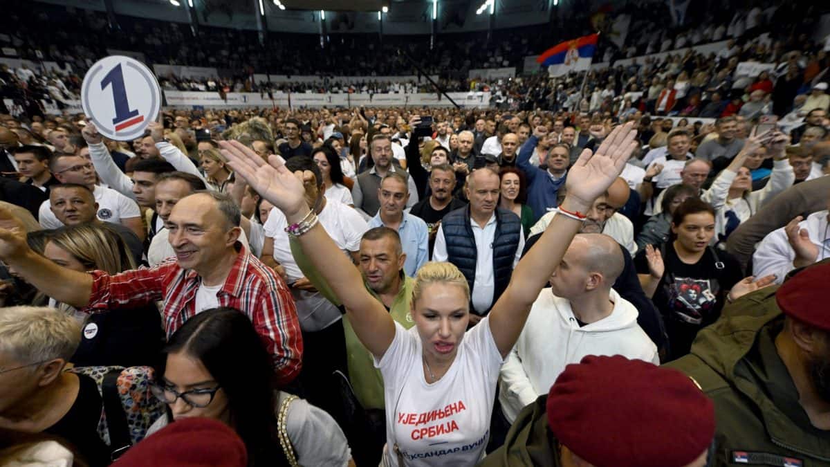Over 150,000 rally in Belgrade against Vucic as Serbia heads to pivotal ...